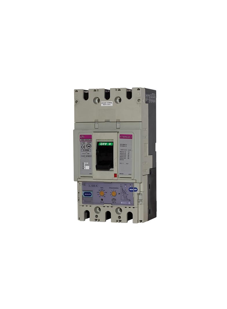 Wyłącznik mocy 70kA wyzw. elektroniczny EB2 630/4HE 630A 4p 004672141 ETI