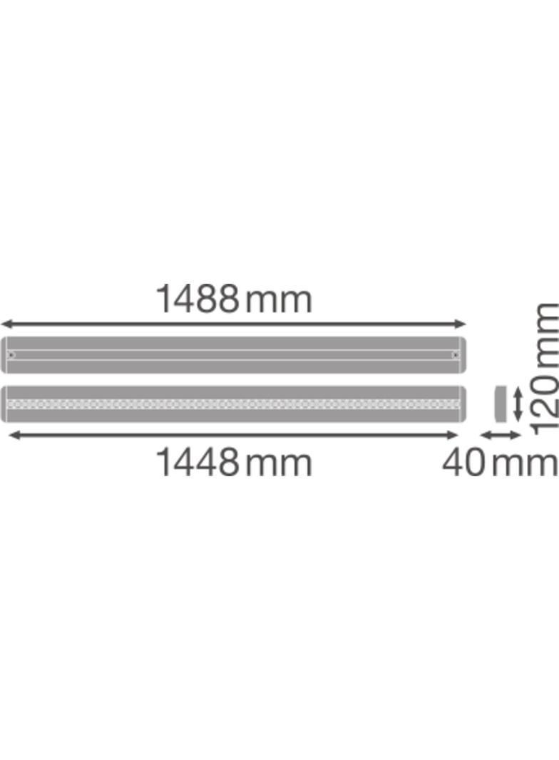 Oprawa liniowa z bezpośrednim i pośrednim rozsyłem światła LINEAR IndiviLED DIRECT 1500 25W/4000K EM