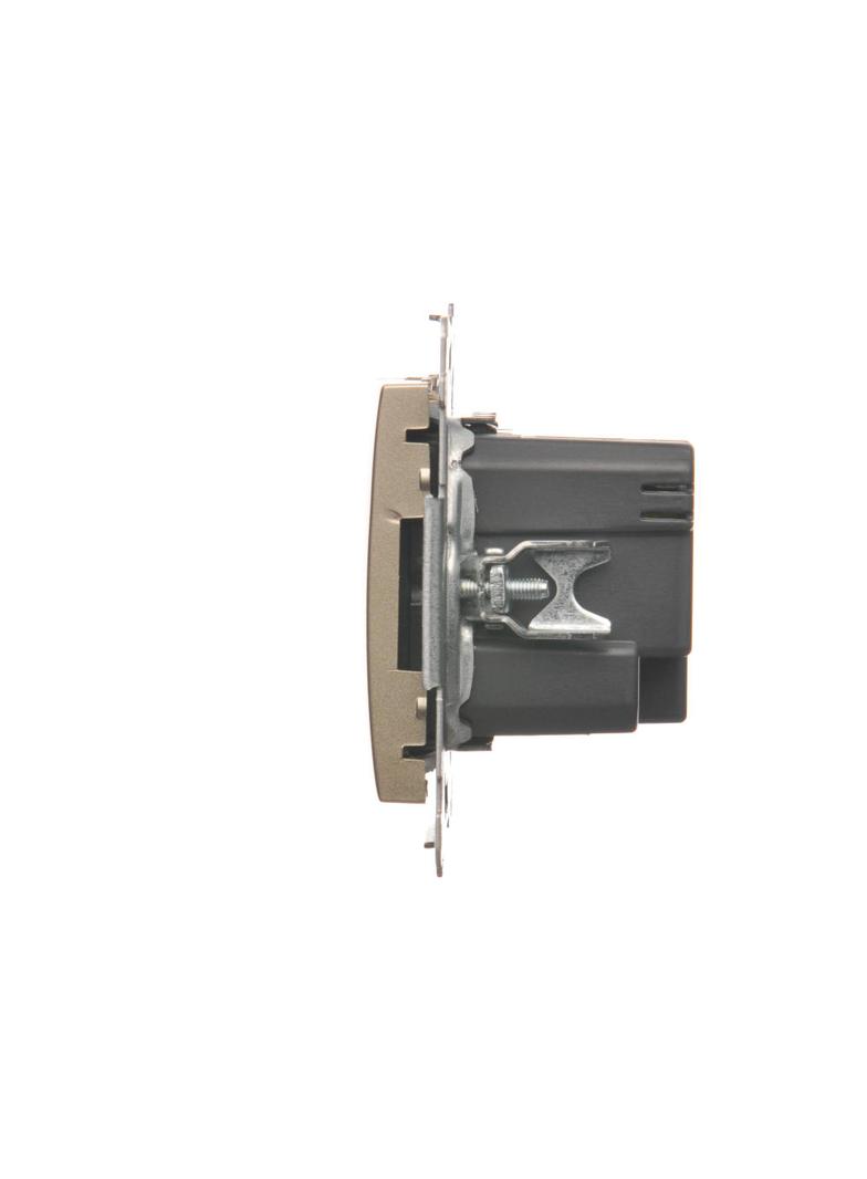 Simon 54 Ładowarka 2 x USB 2.1 A 5V DC 230V złoty mat DC2USB.01/44 KONTAKT