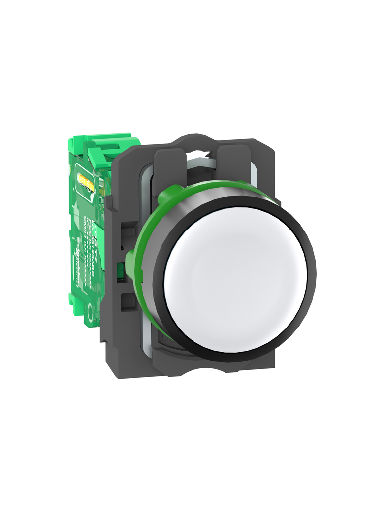 Harmony XB5 Główka bezprzewodowego i bezbateryjnego przycisku z nadajnikiem, Biała, Plastikowa