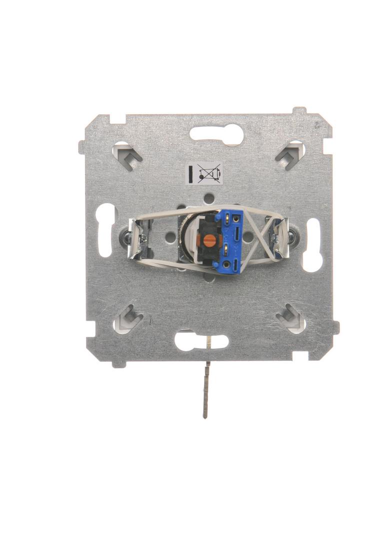 Łącznik na kluczyk pojedynczy jednobiegunowy 2 pozycyjny /0-I/ styk 1Z 5A 250V DW1K.01/43 KONTAKT