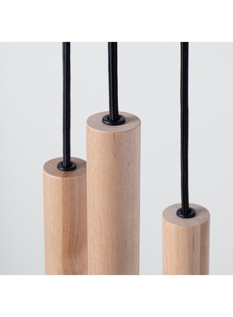 Sollux Lampa wisząca PASTELO 5P drewno SL.1270