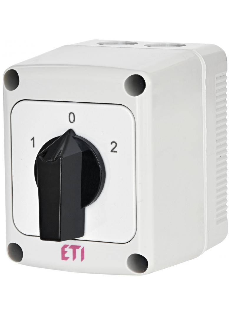 CS 25 53 PN Przełacznik 1-0-2, 3P w obudowie