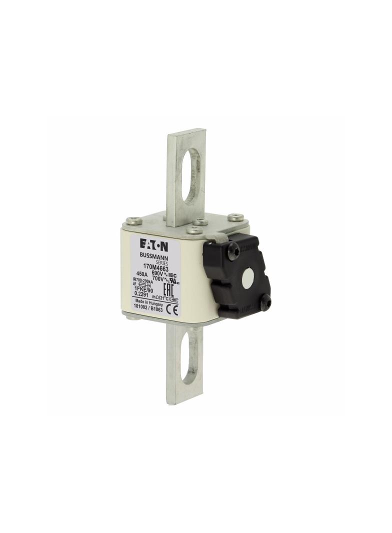 FUSE 450A 690V 1FKE/90 AR UC Wkładka szybka 450A AC 690V rozmiar 1 53x69x136 mm aR IEC UL 170M4663 E