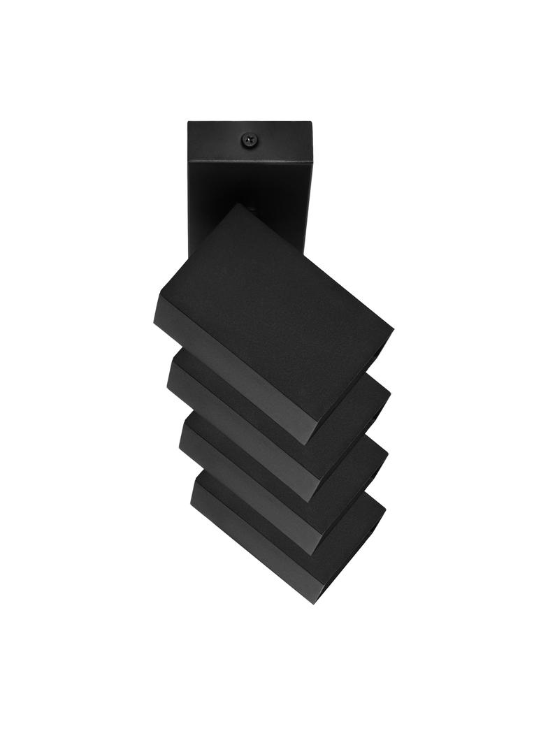 KUBAR SP 4, oprawa ścienno-sufitowa, GU10 max. 4x35W, IP20, czarna AD-OP-6512BGU10 ORNO