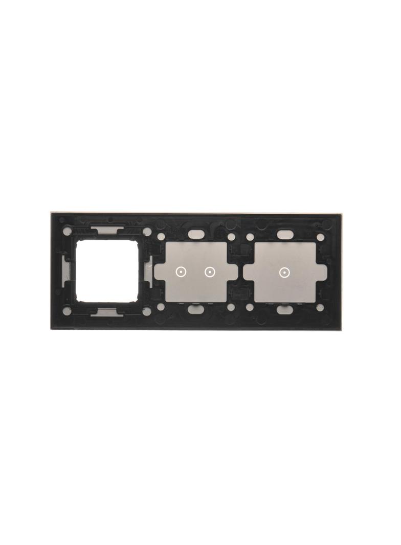 Simon 54 Touch Panel dotykowy S54 Touch 3 moduły 1 pole dotykowe + 2 pola dotykowe poziome + 1 otwór na osprzęt S54 srebrna mgła DSTR3120/71 KONTAKT