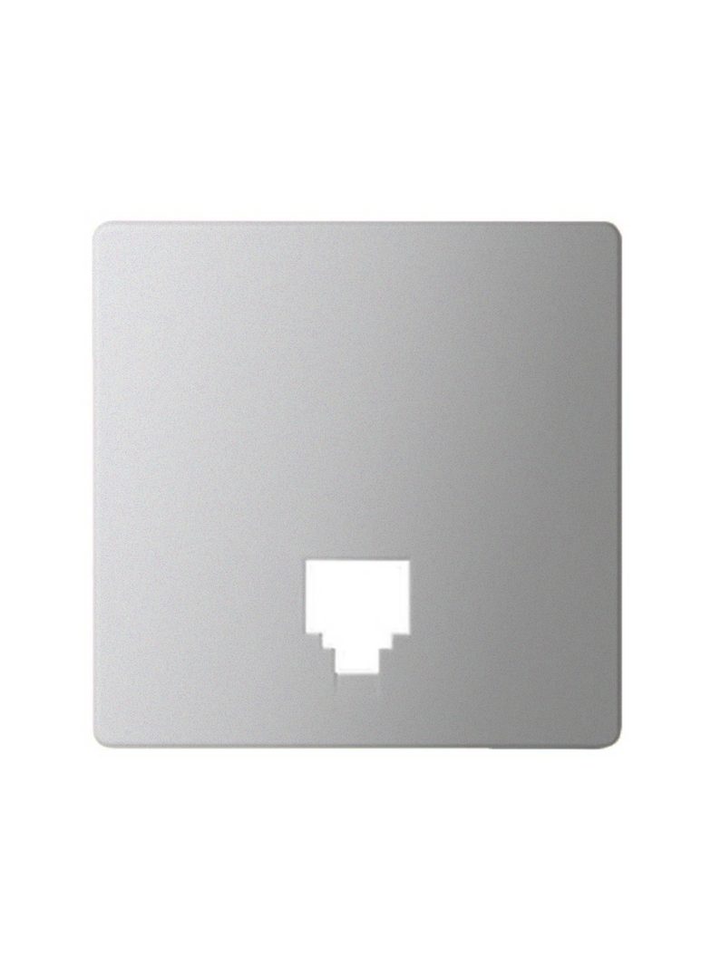 Simon 82 Pokrywa do gniazda telefonicznego aluminium 82062-63 KONTAKT