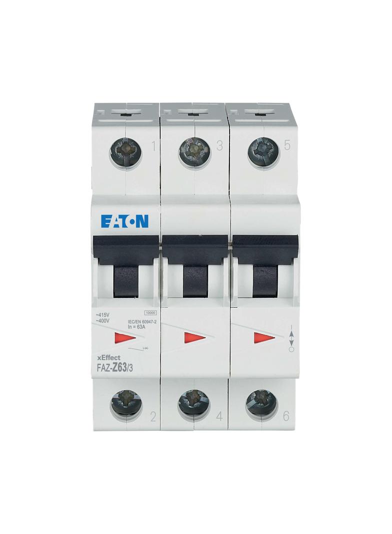 FAZ-Z63/3 Wyłącznik nadprądowy 10kA Z63A 3P 278933 EATON
