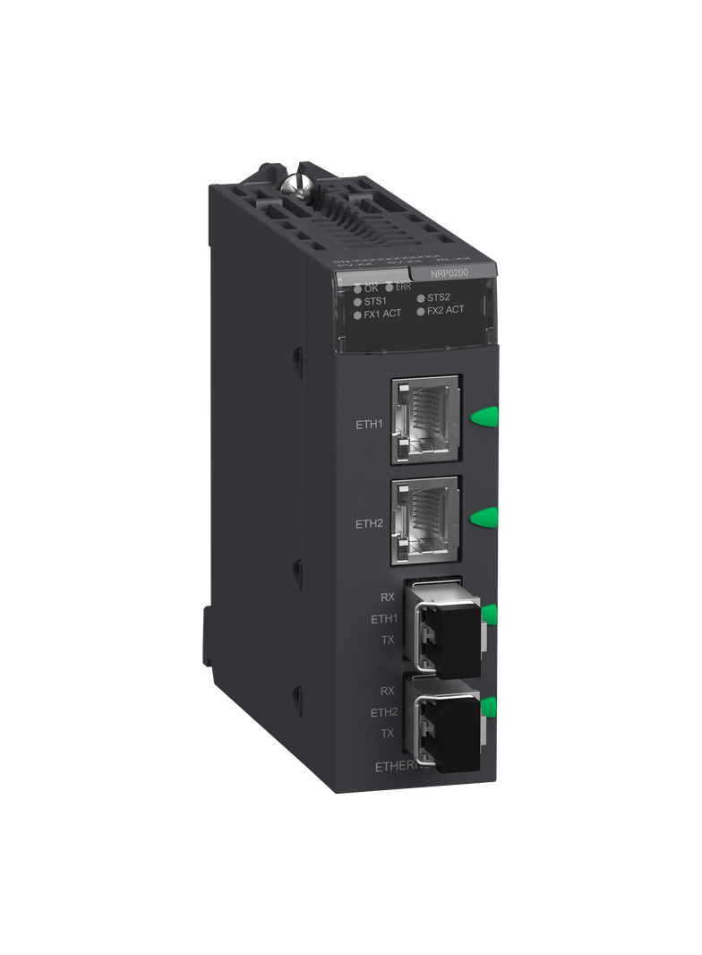 Modicon X80, konwerter światłowodowy, MM/LC 2CH 100Mb, wzmocniona obudowa