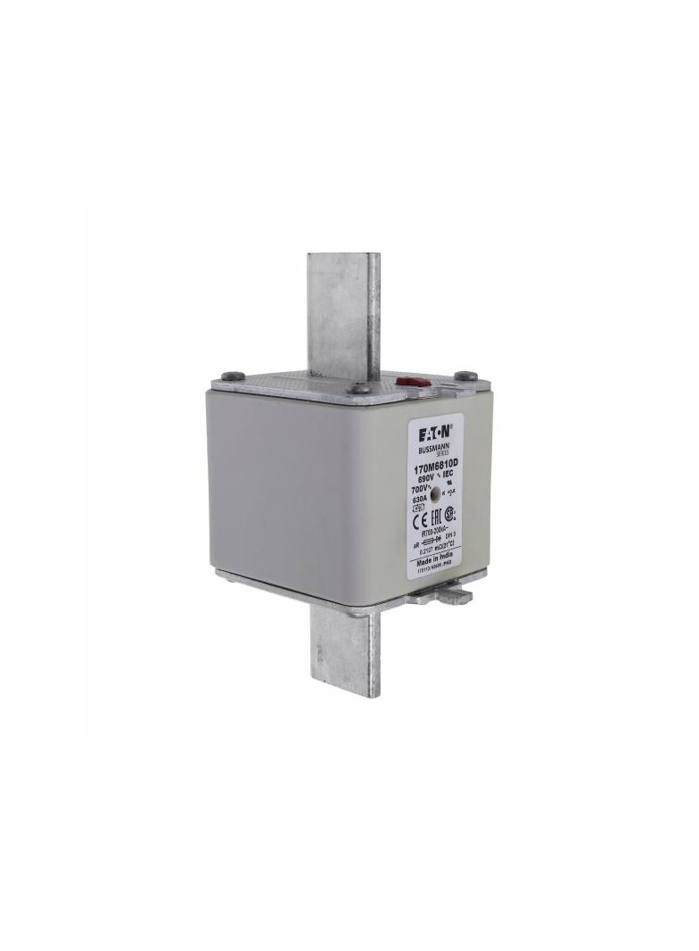 630A 690V aR DIN 3 HSDNH FUSE Wkładka szybka 630A AC 690V DIN 3 aR DIN IEC podwójny wskaźni 170M6810