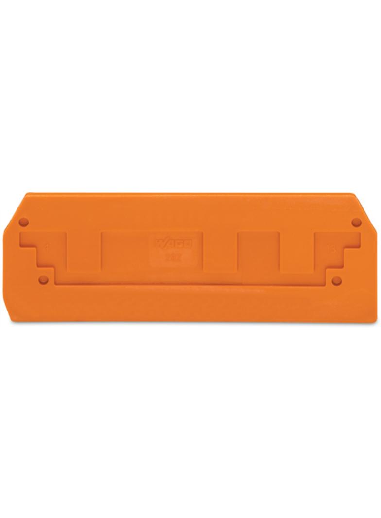 ścianka końcowa pomarańczowa