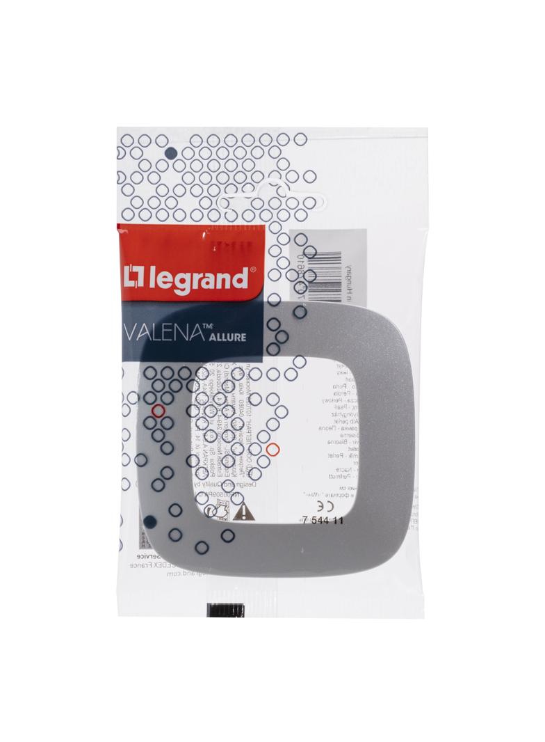 Valena Allure Ramka Pojedyncza Perłowy 754411 LEGRAND