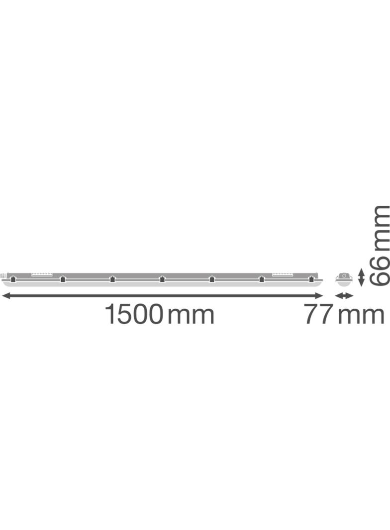Oprawa hermetyczna LED 25W DAMP PROOF VALUE 1500 3000lm 4000K IP65 4058075300866 LEDVANCE