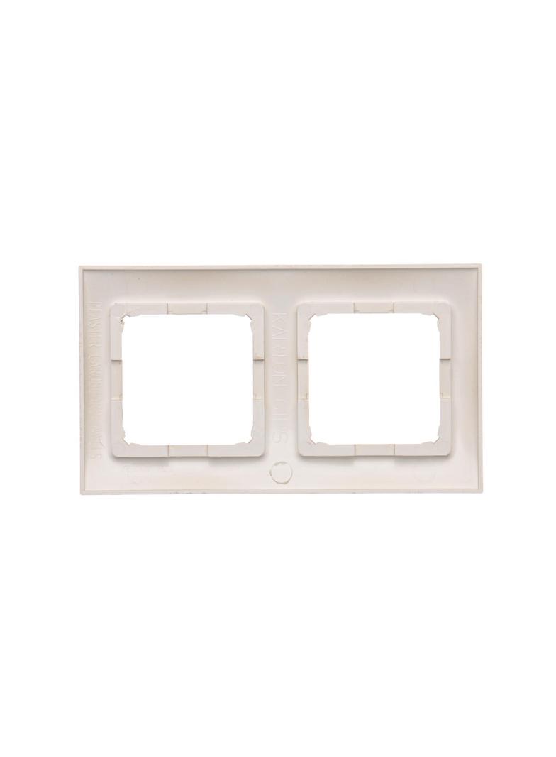 Simon 54 Premium Ramka 2-krotna PREMIUM do puszek karton-gips IP20 / IP44 złoty mat DRK2/44 KONTAKT