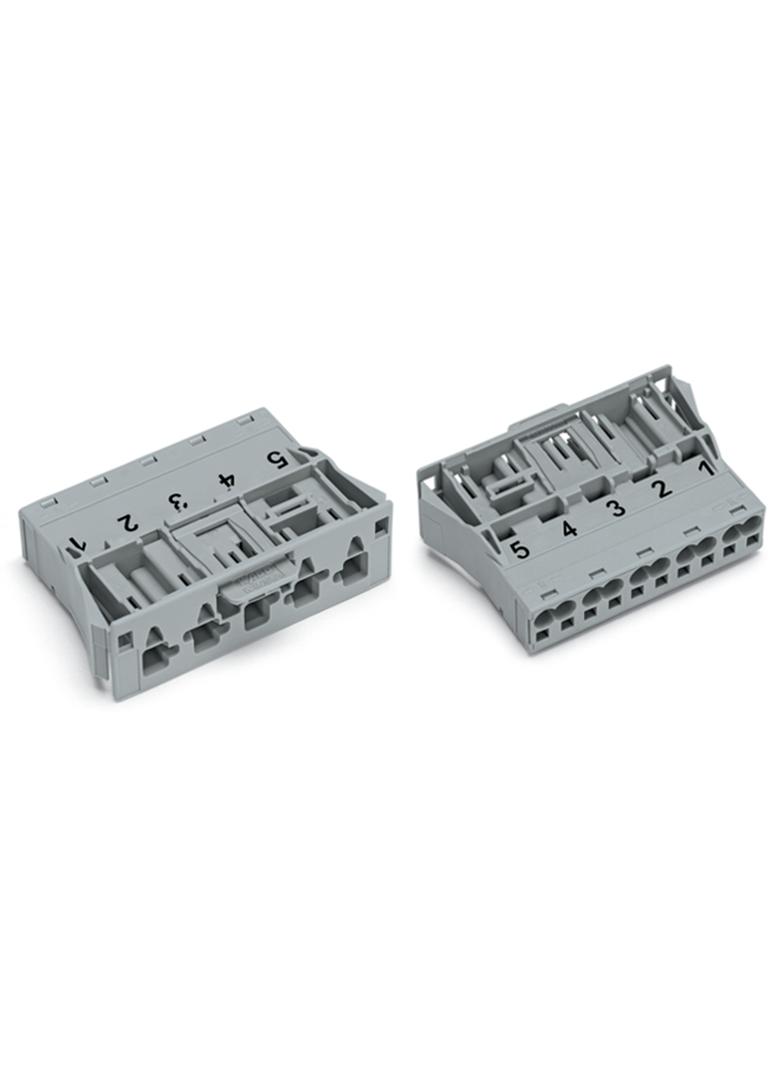 WINSTA wtyk 5-torowy SnapIn szary