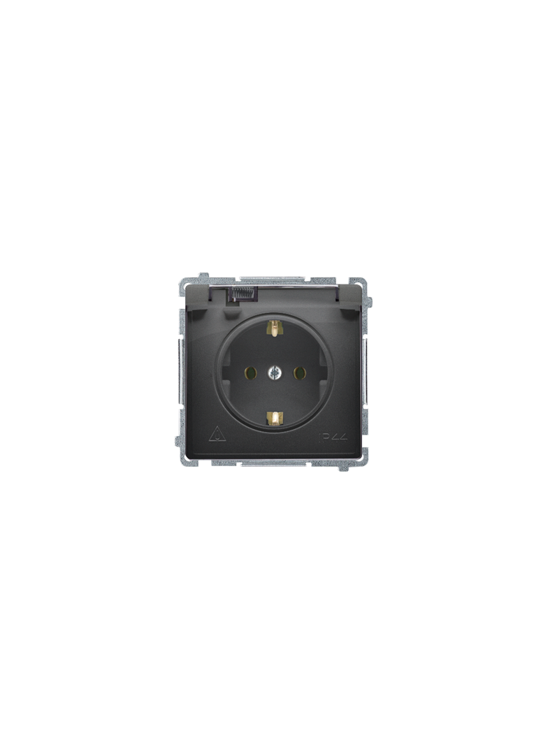 Simon BASIC WMBW-53111x-Y011 Gniazdo wtyczkowe Schuko do wersji IP44 z przesłonami (moduł) 16A, 250V BMGSZ1BZ.01/49A KONTAKT