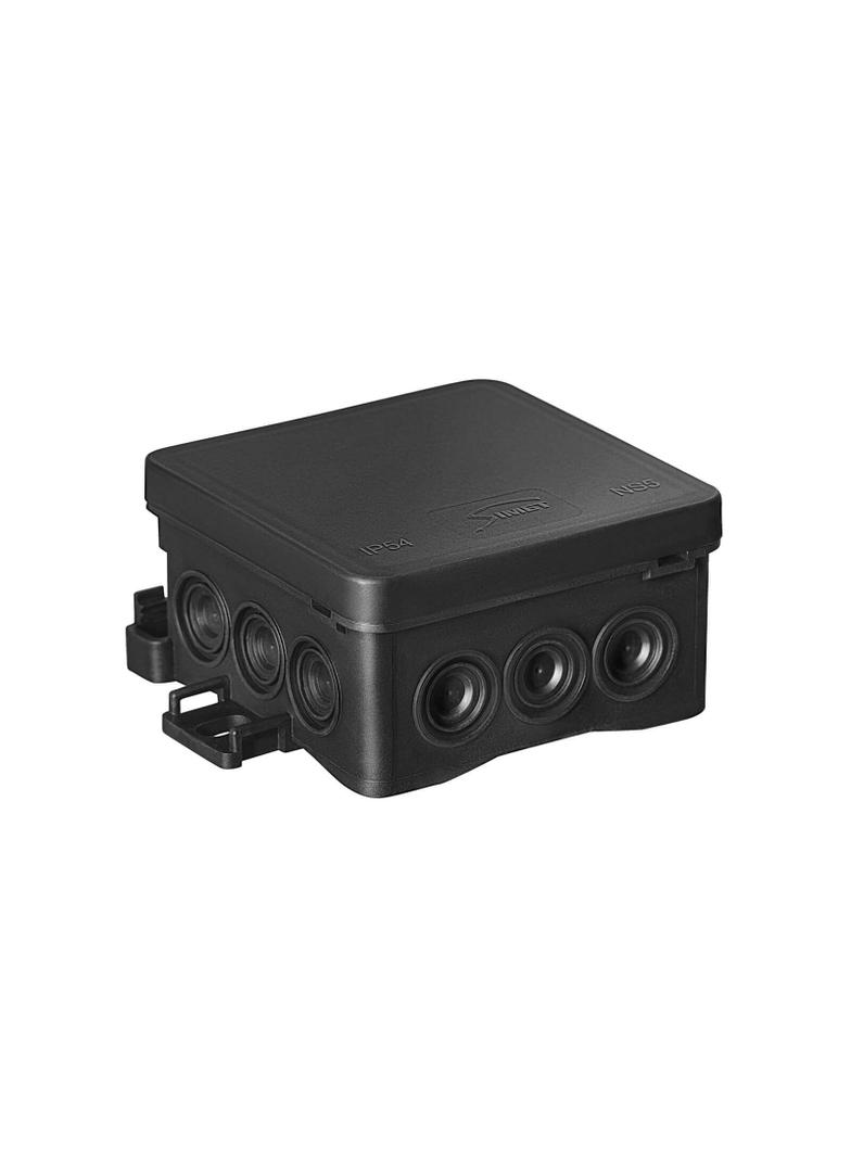 Puszka instalacyjna naścienna NS5 FASTBOX&HOOK czarny  SIMET