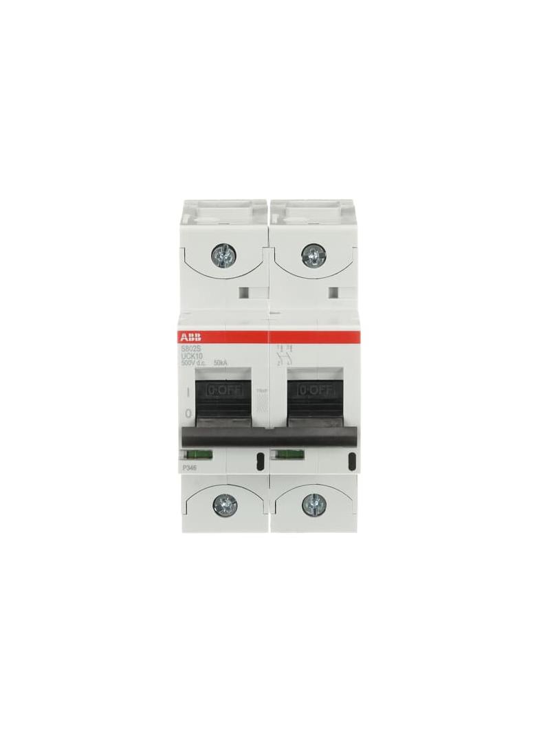 S802S-UCK10 Wyłącznik nadprądowy 50kA AC/DC 2P UCK10A 2CCS862001R1427 ABB