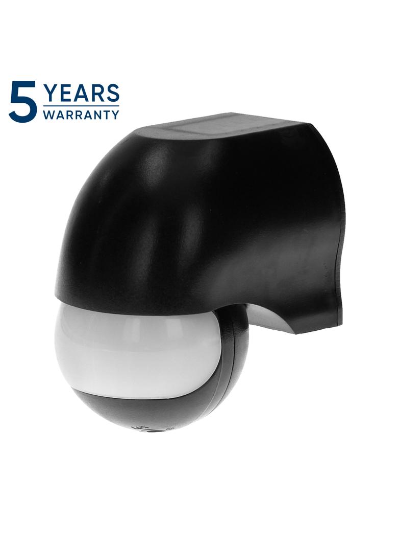 Czujnik ruchu 180st. regulacja pionowa i pozioma IP44 1200W czarny OR-CR-204/B ORNO