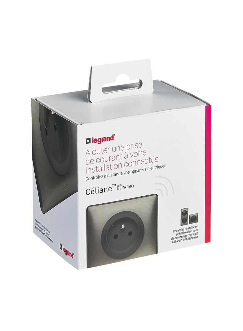 CELIANE WITH NETATMO - GNIAZDO CONNECTED GRAFITOWE, Legrand