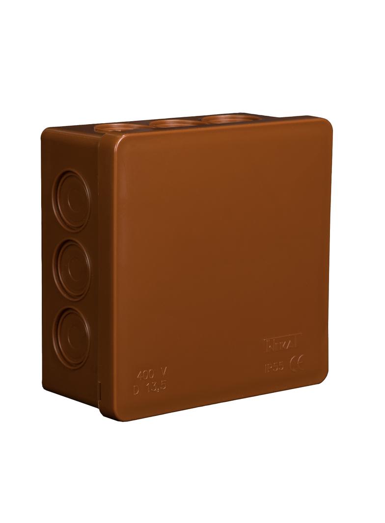 VP-03 Puszka n/t 86x86x40mm IP55 12-wl klik Z-sł. brąZ-003-02 61.114 OPATÓWEK