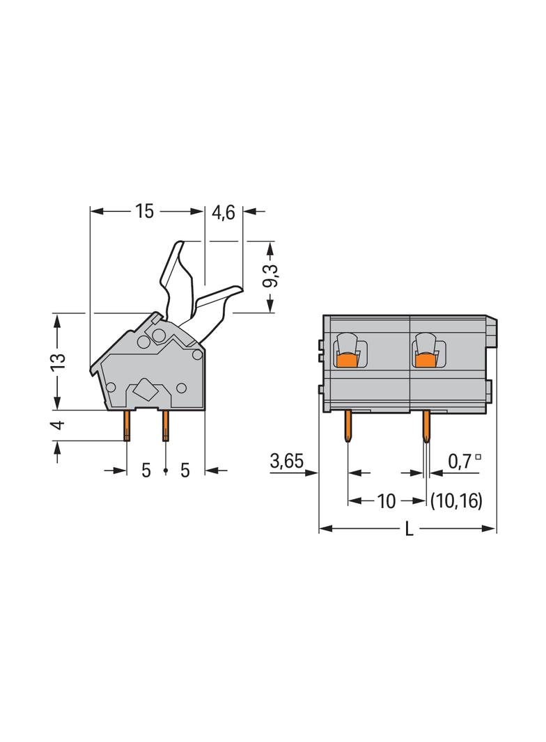 złączka do płytek drukowanych