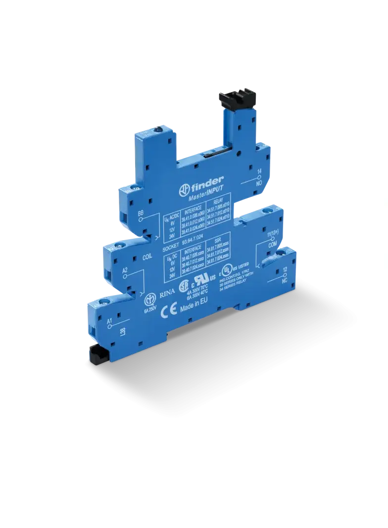 Gniazdo MasterINPUT do przekaźników serii 34; zaciski śrubowe, 93.64.0.024
