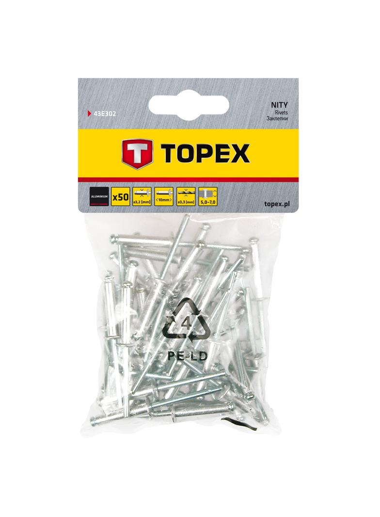 Nity aluminiowe 3.2 x 10 mm, 50 szt.