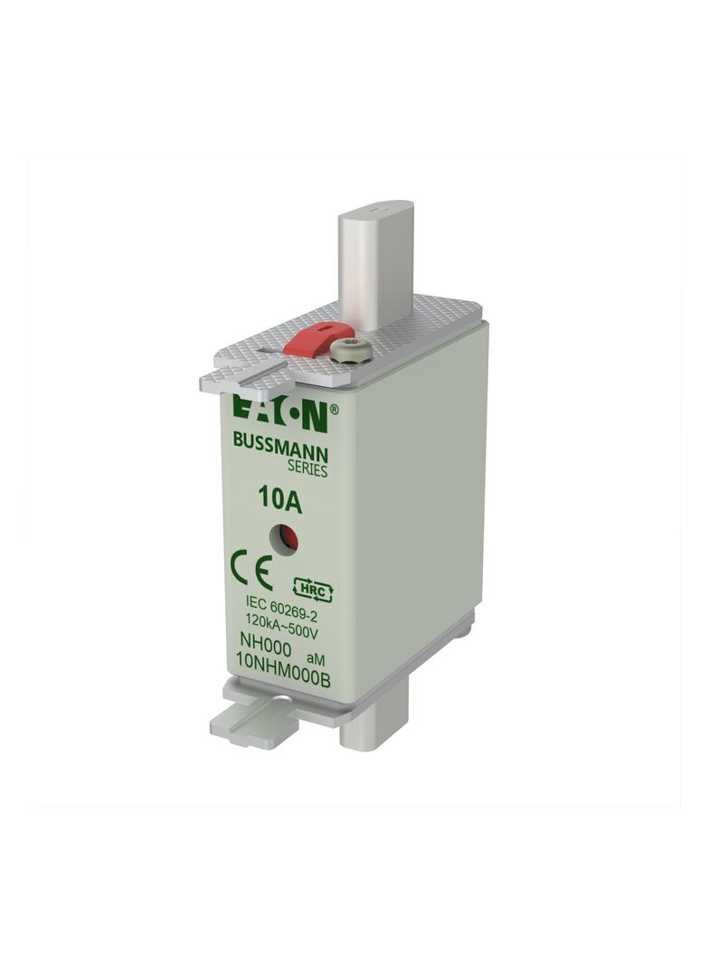 NH FUSE 10AMP 500V aM SIZE 000 Wkładka NH000 10A 500V aM podwójny wskaźnik 10NHM000B EATON