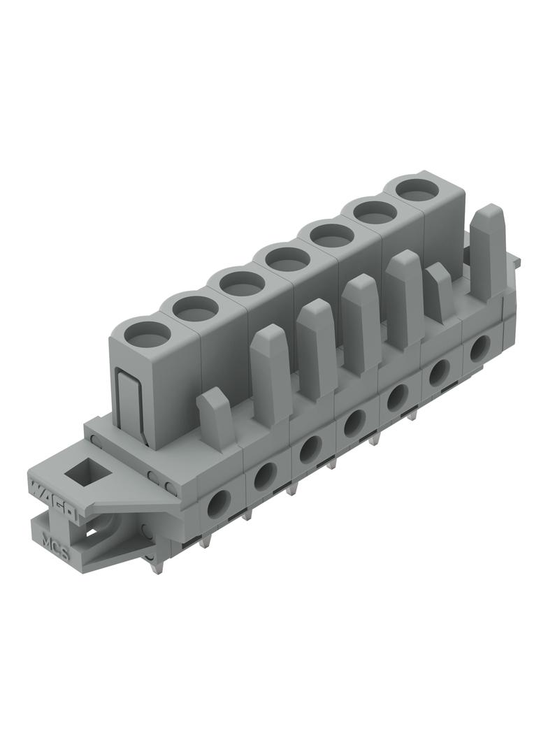 Gniazdo MCS‑MIDI Classic 6‑biegunowe szare raster 5mm 232‑137/031‑000 /50szt./ WAGO