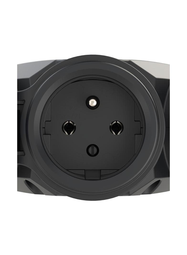 Rozgałęziacz potrójny Taurus2 z bolcem z zatyczką IP54 243711-srw PCE