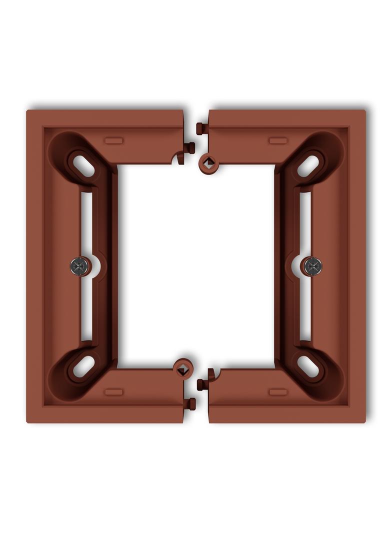 MINI Puszka natynkowa pojedyncza, składana MINI terakota