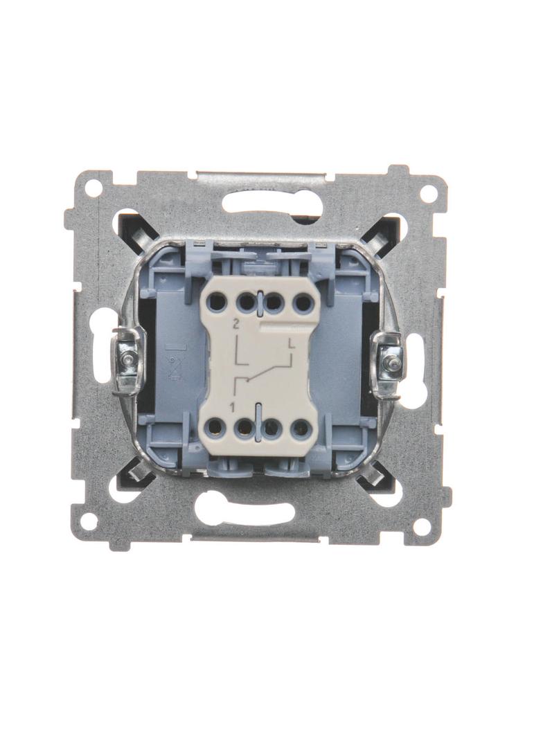 Simon 54 Łącznik schodowy bez piktogramu 10A 250V szybkozłączka antracyt DW6.01/X/48 KONTAKT