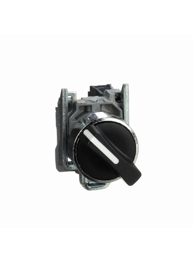 Harmony XB4 Przełącznik 2 pozycyjny, czarny, metalowy XB4BD41