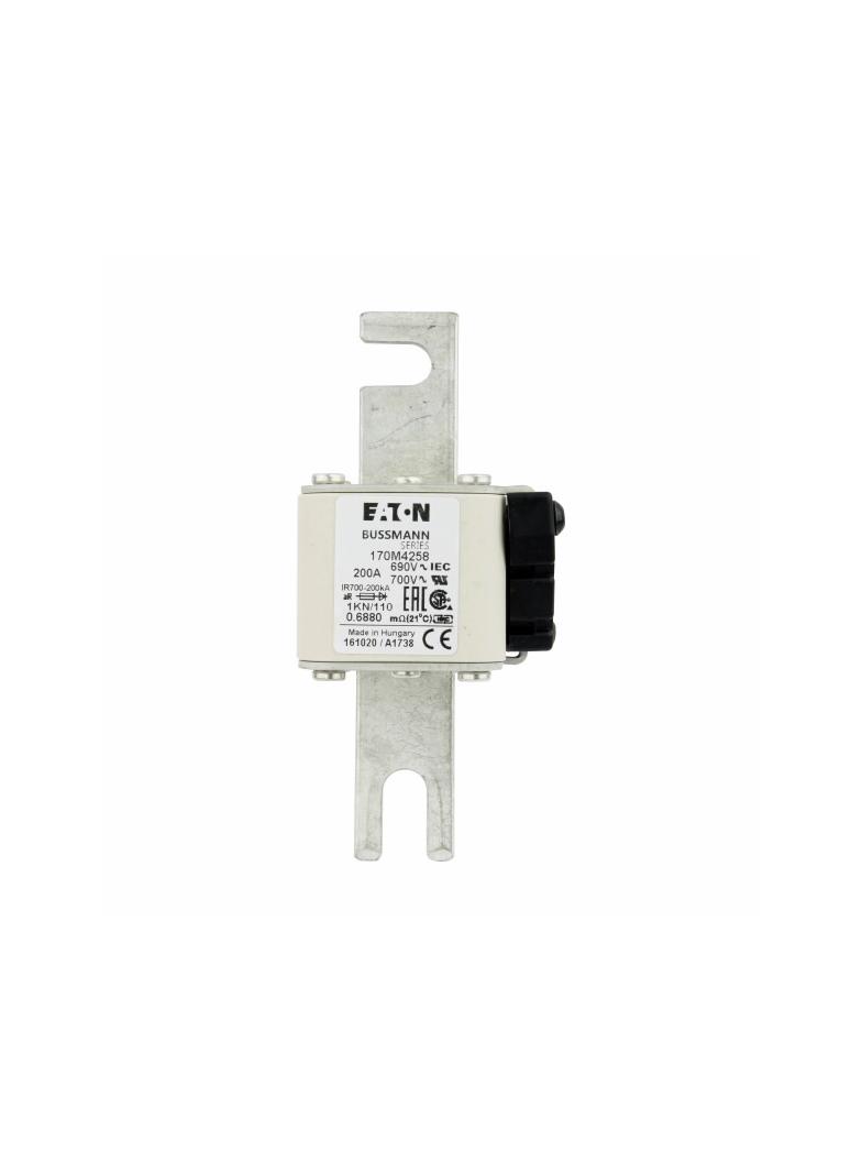 200A 690V 1KN/110 aR INDICATOR FUSE Wkładka szybka 200A AC 690V DIN 1 53x69x138 mm aR DI 170M4258 EA