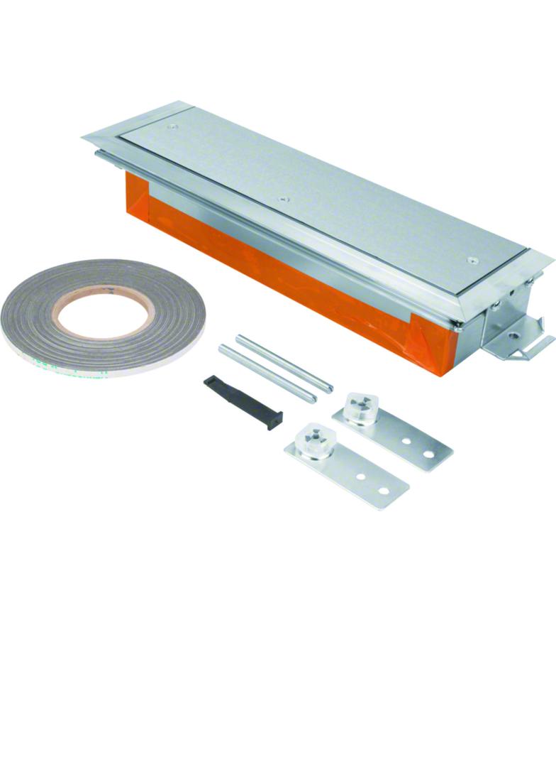 tehalit.BK Końcówka kanału wanna stalowa BKWD 400x(80-120)mm stal BKWDE400080 HAGER