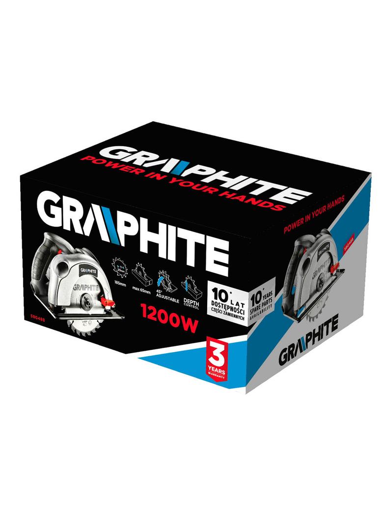 Pilarka tarczowa 1200W, tarcza 185 x 20 mm, walizka