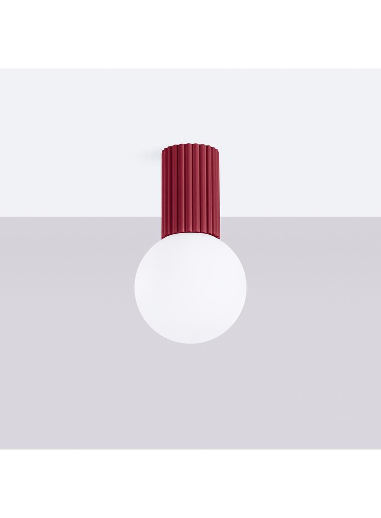 Plafon HALO burgund IP44