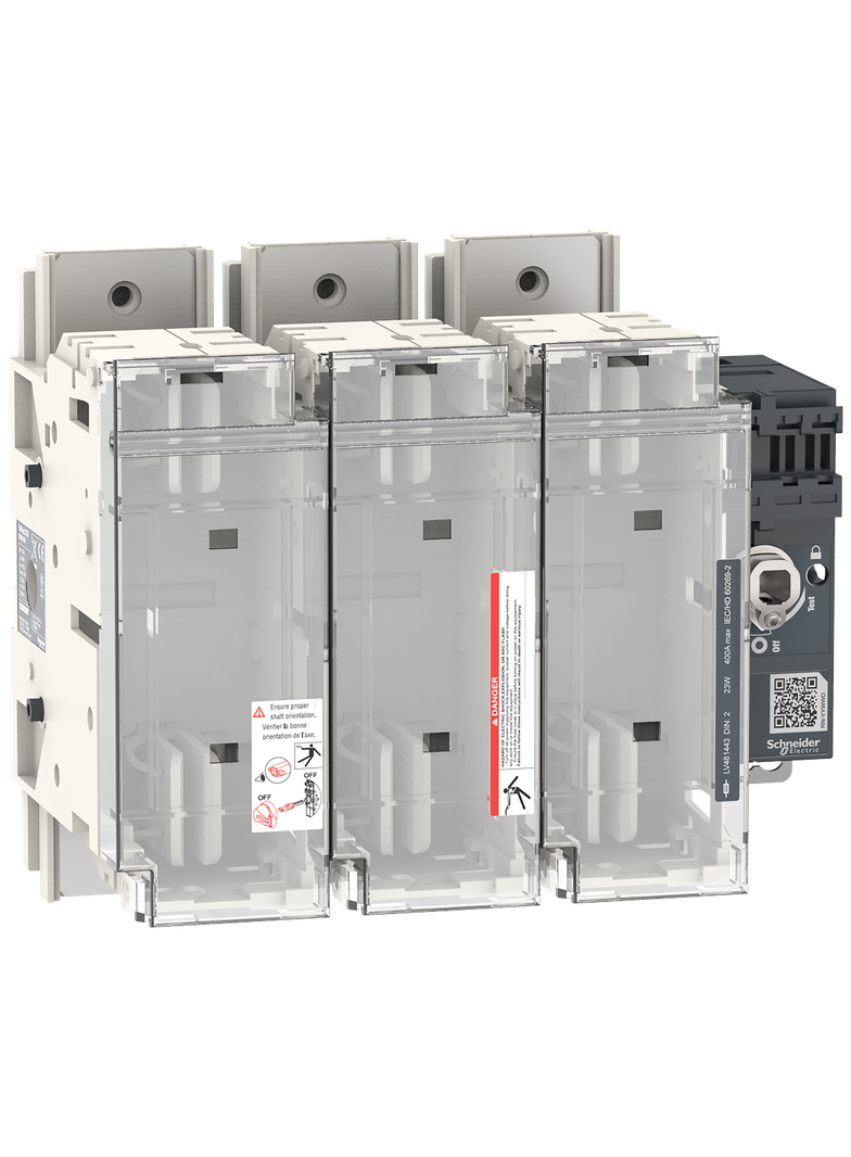 Rozłącznik bezpiecznikowy GSD400, FuPacT, 3P, NH2