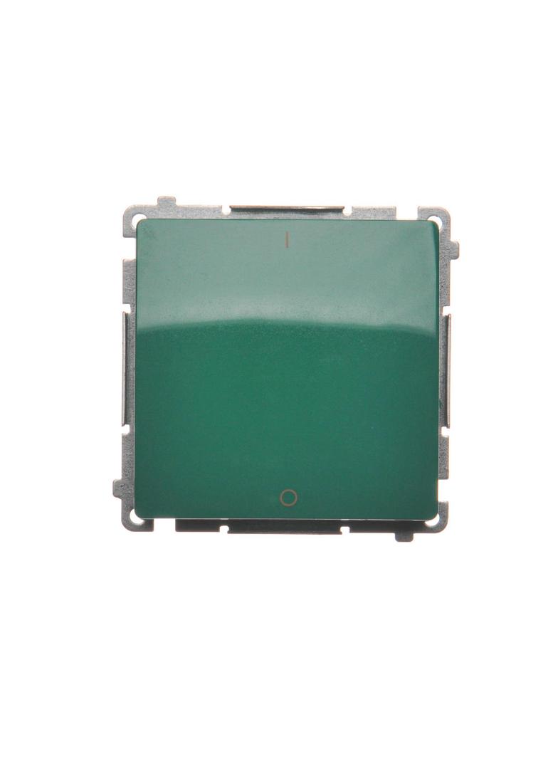 Simon Basic Łącznik dwubiegunowy 10A 250V szybkozłączka zielony BMW2.01/33 KONTAKT