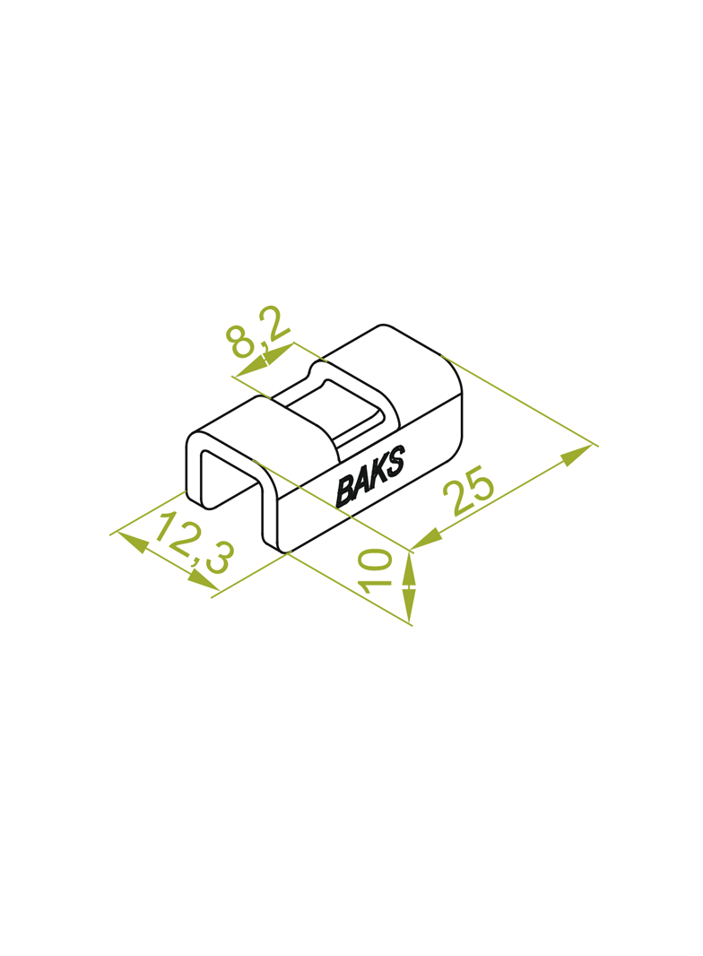 Podkładka dystansowa PD9 803200 BAKS