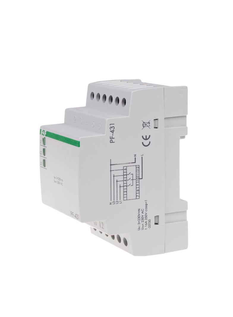 AUTOMATYCZNY PRZEŁĄCZNIK FAZ Z FAZĄ PRIORYTETOWĄ, I=16A , 3 MODUŁY