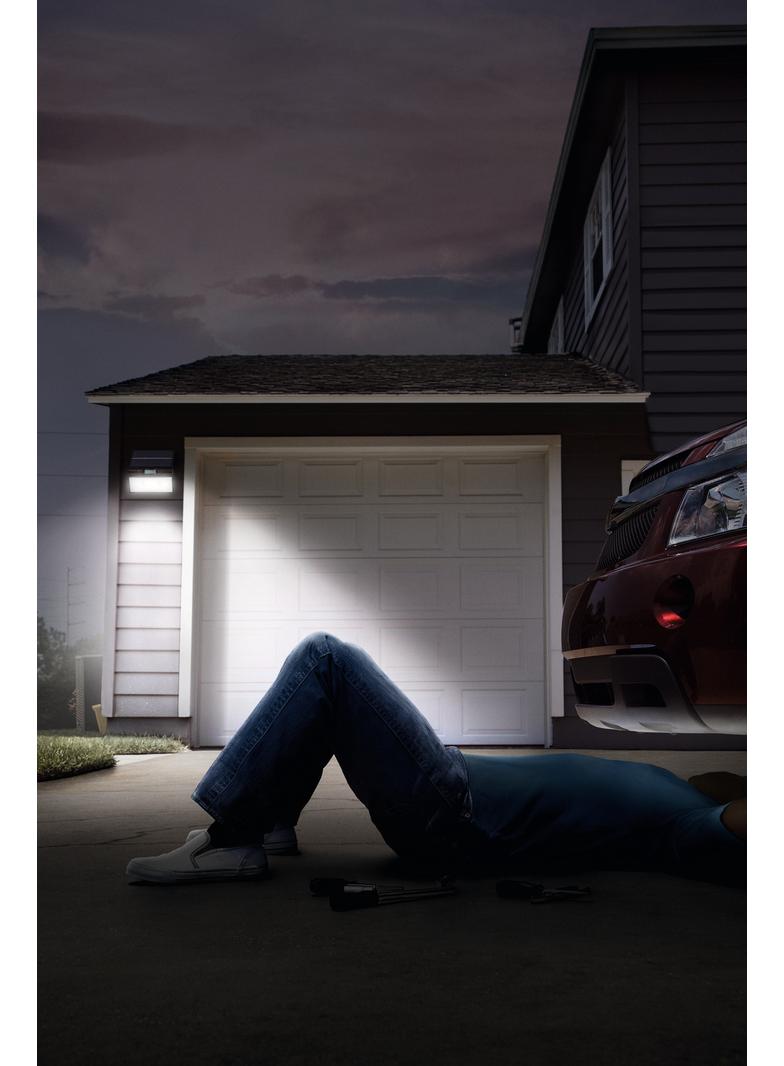 ENDURA FLOOD SOLAR DOUBLE SEN DG