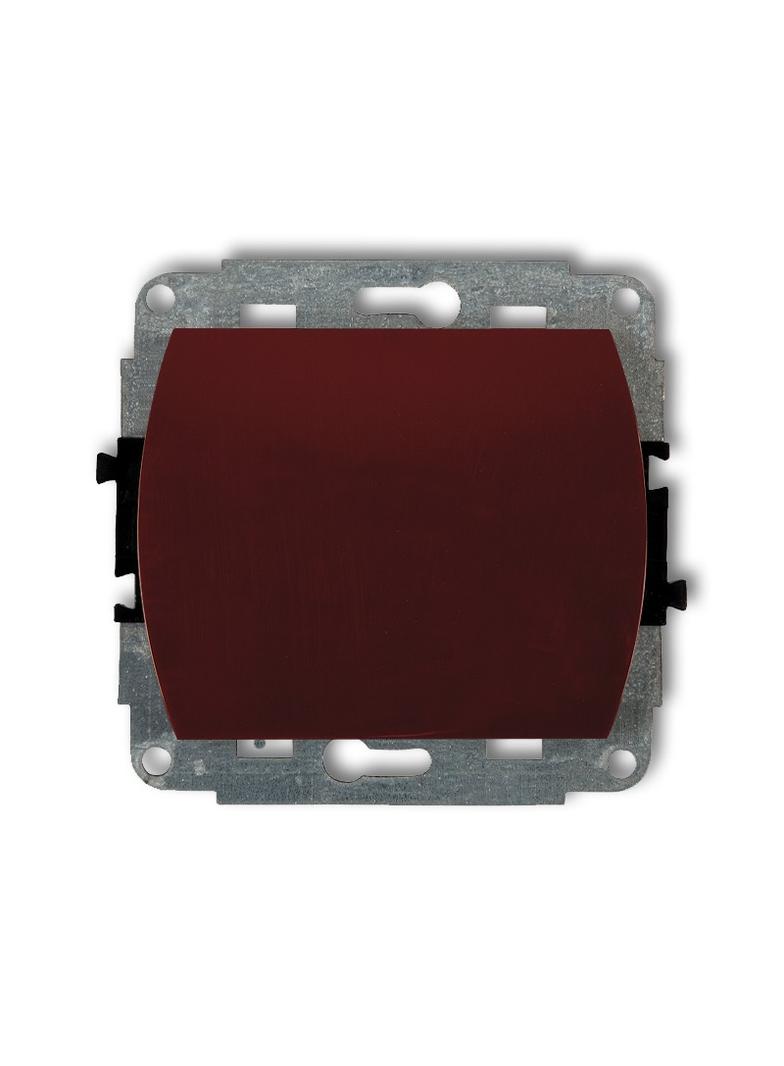 TREND Mechanizm łącznika jednobiegunowego podświetlanego brązowy