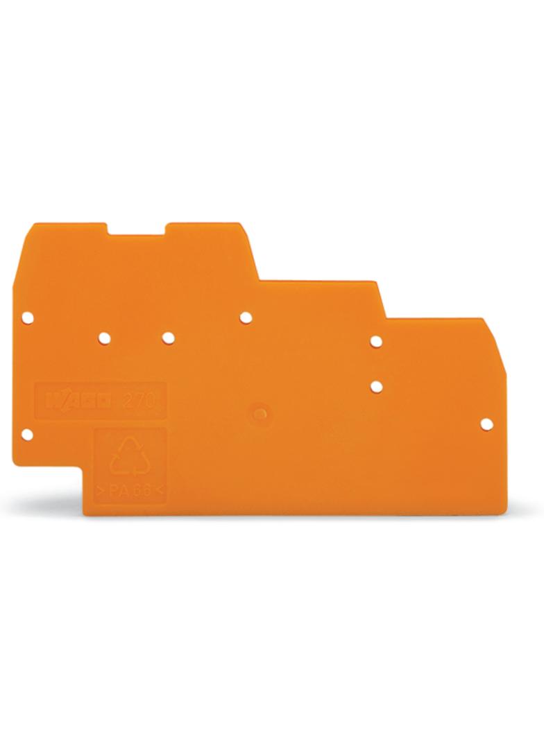 ścianka końcowa pomarańczowa