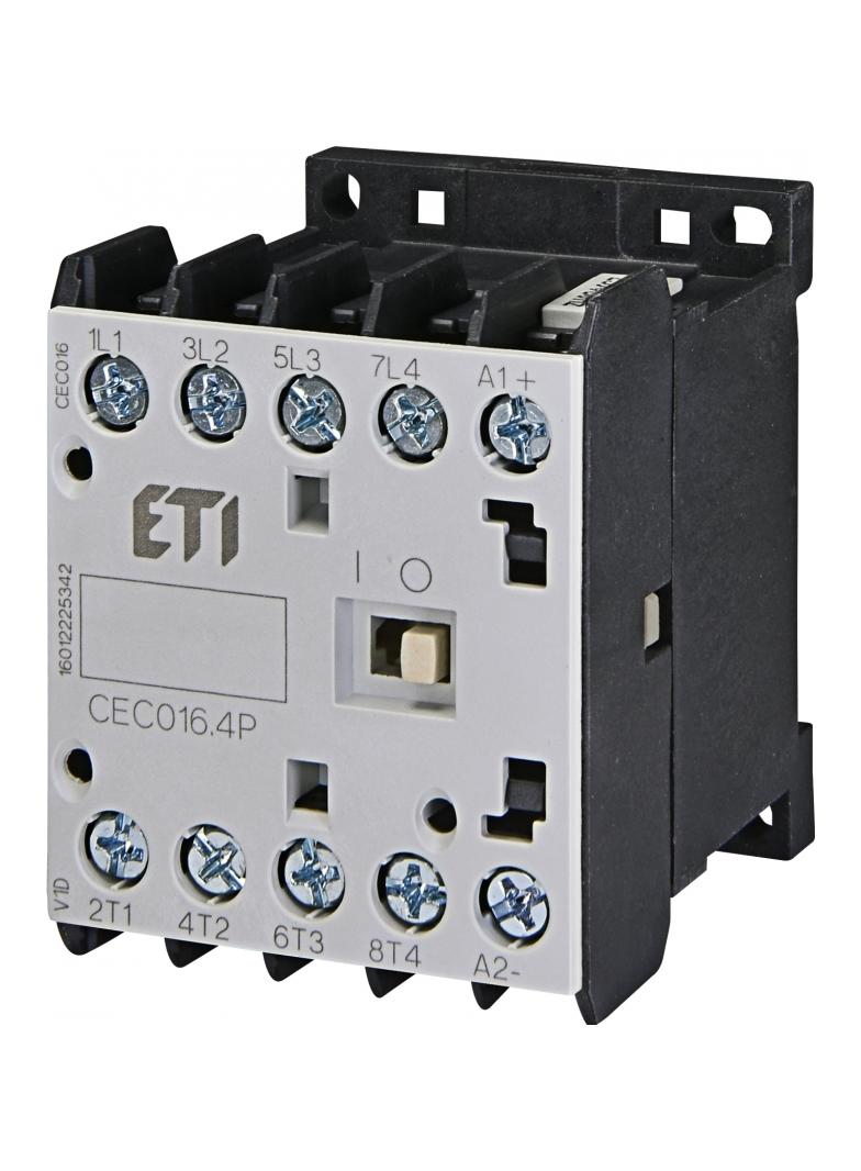 Stycznik silnikowy miniaturowy CEC016.4P-230V-50/60HZ 004641203 ETI