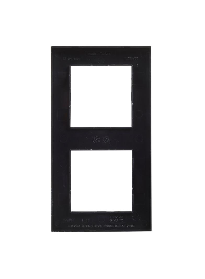 Niloe Step Ramka Podwójna 2X- Kolor Czarny 863592 LEGRAND