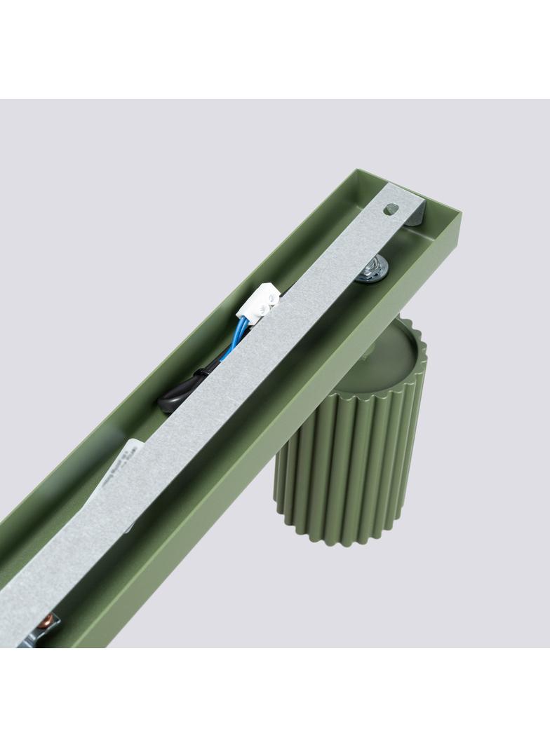 Sollux Plafon KARBON 6L zielony oliwkowy SL.1623