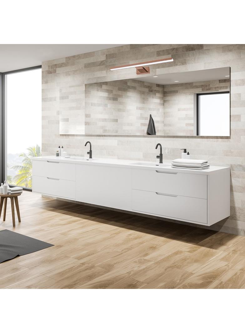 Milagro kinkiet łazienkowy LED Shine 13,8W 966lm 4000K miedziany IP44 ML7041