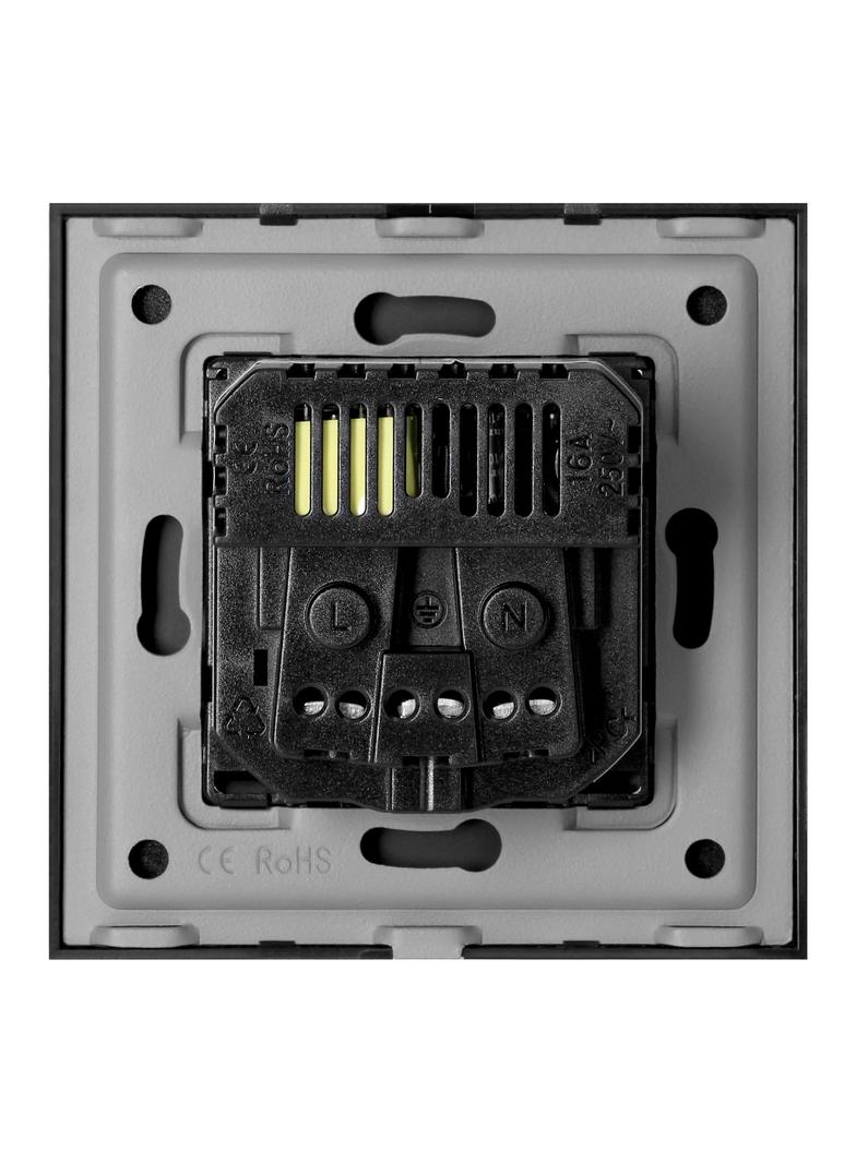 Gniazdo pojedyncze 2P+Z, USB-A + USB-C, PD, max. 20W, czarny OR-AE-13308/B ORNO